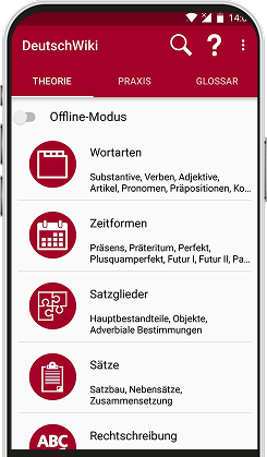 DeutschWiki App Screenshot